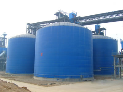 古田水泥钢板库改造